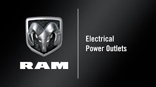 Electrical Power Outlets  How To  2021 Ram ProMaster City [upl. by Dominique199]