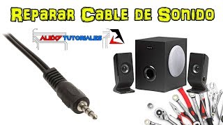 Reparar Cable de Sonido en Parlante No suena Parlante [upl. by Aseel441]