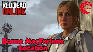 Red Dead Online Bonnie MacFarlane Location  RDR2 Online Bonnie MacFarlane Missions Location [upl. by Lazare]