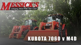 Comparing Kubotas M7060 vs M4D071 Utility Tractors [upl. by Abbottson168]