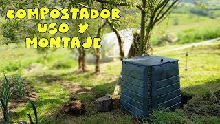 Compostador montaje y uso  Tu huerto facil  compost [upl. by Assilev634]