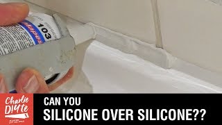 Can You Silicone Over Existing Silicone [upl. by Fitzhugh]