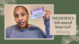 MEDERMA ACNE SCAR GEL UNBOXING amp FIRST IMPRESSIONS HORMONAL ACNE  PERIOD ACNE NIJAH J [upl. by Asila]