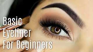 Beginners Eyeliner Makeup Tutorial  How To Apply Eyeliner [upl. by Lupita]