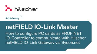 netFIELD IOLink Master  Commissioning netFIELD as Profinet IO Device via Syconnet [upl. by Hplar]