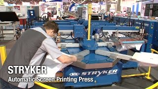 Stryker  Automatic Screen Printing Press  MampR Screen Printing [upl. by Dunton]