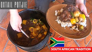 Potjiekos recipe  South African traditional way  Xman amp Co [upl. by Edbert]