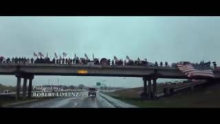 American Sniper  Chris Kyle Funeral Procession amp Tribute [upl. by Adnawak]