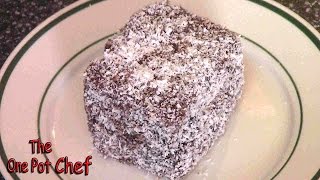 Easy Lamingtons Classic Aussie Cake Treat  One Pot Chef [upl. by Kroy]