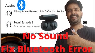 Bluetooth Device Connected But No Sound  Solve Bluetooth Problem In Laptop or PC [upl. by Anomis14]