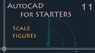 AutoCAD 2D  How to Scale a drawing  PART 1Resize objects [upl. by Michaele656]