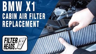 How to Replace Cabin Air Filter 2014 BMW X1  AQ1115C [upl. by Jaycee]