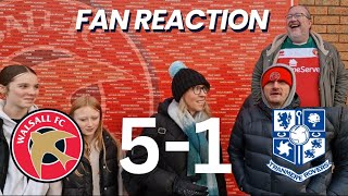 Fan Reaction after Walsall 51 Tranmere [upl. by Holladay]