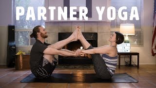 SUPER Fun Partner Yoga Poses  Yoga for Couples or Friends [upl. by Iramaj]