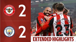 Brentford 22 Manchester City  Extended Premier League Highlights [upl. by Cost]