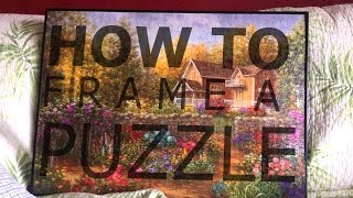 How To Frame A Puzzle [upl. by Down]