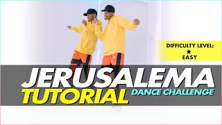 Jerusalema Dance Tutorial  Step by step [upl. by Ellehciram]