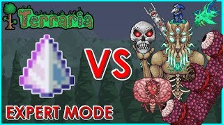 Terraria  Last Prism vs All Bosses and Events  Dungeon Guardian Expert Mode  Biron [upl. by Sumerlin]