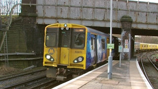 Half an Hour at 216  Birkenhead North Station 1022017  Class 507 508 terminus [upl. by Rabah]