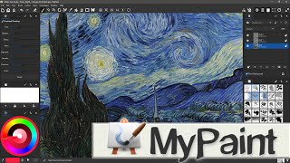 MyPaint 200  Shockingly Awesome Free Painting App [upl. by Dylane]