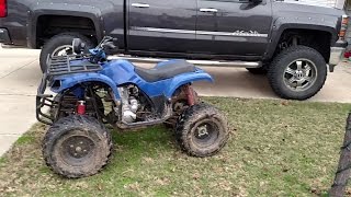 Review TaoTao 250cc atv likes and dislikes [upl. by Nylatsirk]