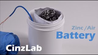 ZINCAIR BATTERY  CinzLab Chem PROJECT [upl. by Bennink424]