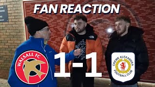 Fan Reaction after Walsall 11 Crewe [upl. by Petulia]