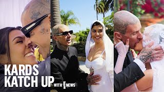 Kourtney amp Travis 3 Weddings in New Hulu Special ALL THE DETAILS  Kardashians Recap With E News [upl. by Bellis315]