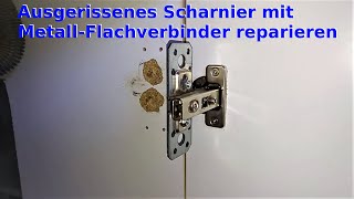 Ausgerissenes Scharnier reparieren [upl. by Nodrog]