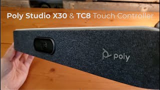 Poly Studio X30 and TC8 Controller Overview amp Demo using Microsoft Teams [upl. by Saberhagen]