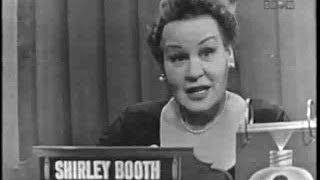 Whats My Line  Shirley Booth May 3 1953 [upl. by Nomit]