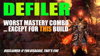 Grim Dawn  Defiler  a build that actually works  v1190 [upl. by Lattie380]