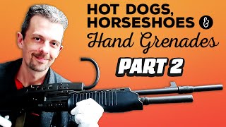 Firearms Expert Reacts To EVEN MORE Hot Dogs Horseshoes and Hand Grenades Guns [upl. by Valerio]