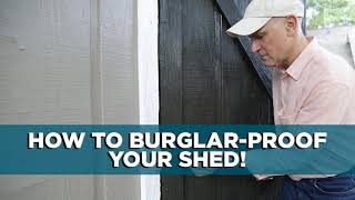 How to Secure Your Shed Doors  Tips [upl. by Leela]