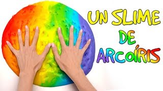 Cómo hacer un Slime Arcoíris🌈💩 [upl. by Columba8]