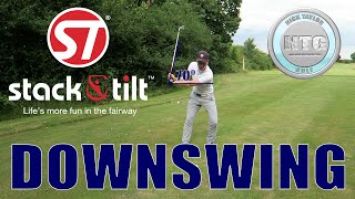 Stack amp Tilt downswing  Golf Tips  Lesson 12 [upl. by Aubyn]