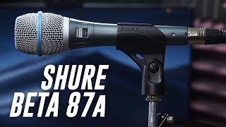 Shure Beta 87a Condenser Mic Review  Test [upl. by Finlay764]