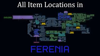 Metroid Dread  Ferenia All Items [upl. by Allets56]