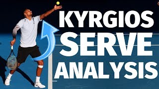 Nick Kyrgios Tennis Serve Analysis  3 Reasons Why Its So Good [upl. by Russon]