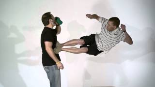 Drop kick  Extreme Slow Motion [upl. by Kahl]