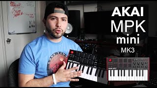 AKAI MPK mini MK3 Tutorial Beginners [upl. by Awra]