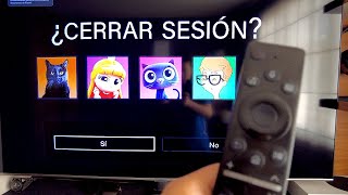 COMO SALIRSE Y CERRAR SESIÓN DE UNA CUENTA DE NETFLIX EN SMART TV [upl. by Acimahs]