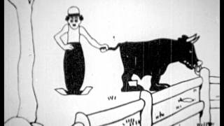 rare silent film  quotCharley on the Farmquot 1919  Charlie Chaplin cartoon [upl. by Dadivitan]