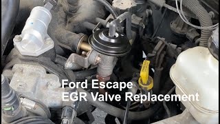 2001  2007 Ford Escape EGR Valve Replacement [upl. by Neron538]