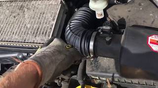 How to replace an air intake hose [upl. by Linda]