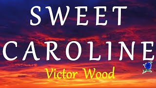 SWEET CAROLINE  VICTOR WOOD lyrics [upl. by Yrahcaz]