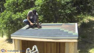 How To Build A Lean To Shed  Part 7  Roofing Install [upl. by Asa]