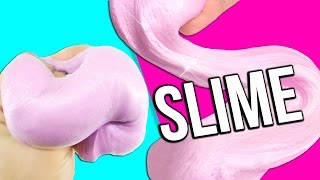 HAZ SLIME ESPONJOSO SIN BORAX  DIY FLUFFY SLIME  Tutoriales Belen [upl. by Lyram]