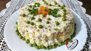 Bakina kuhinja  ruska salata kao prilog pečenju [upl. by Leunas]