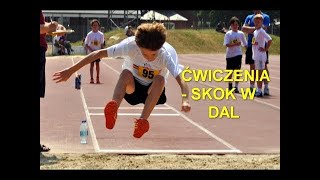 Metodyka skoku w dal ćwiczenia Lekkoatletyka dla każdego [upl. by Firooc674]